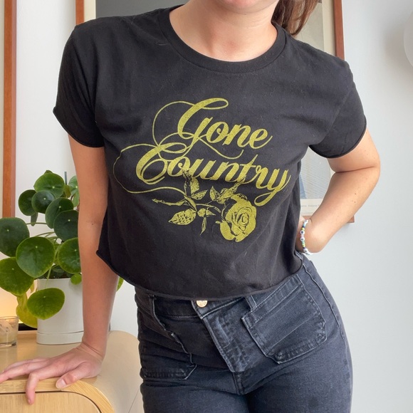 Gone Country Crop Top - Picture 1 of 4